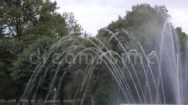公园里的喷泉